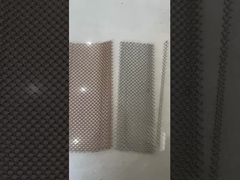 JDW Anodized Aluminum Metal Coil Curtain / Woven Wire Curtain Corrosion Resistant